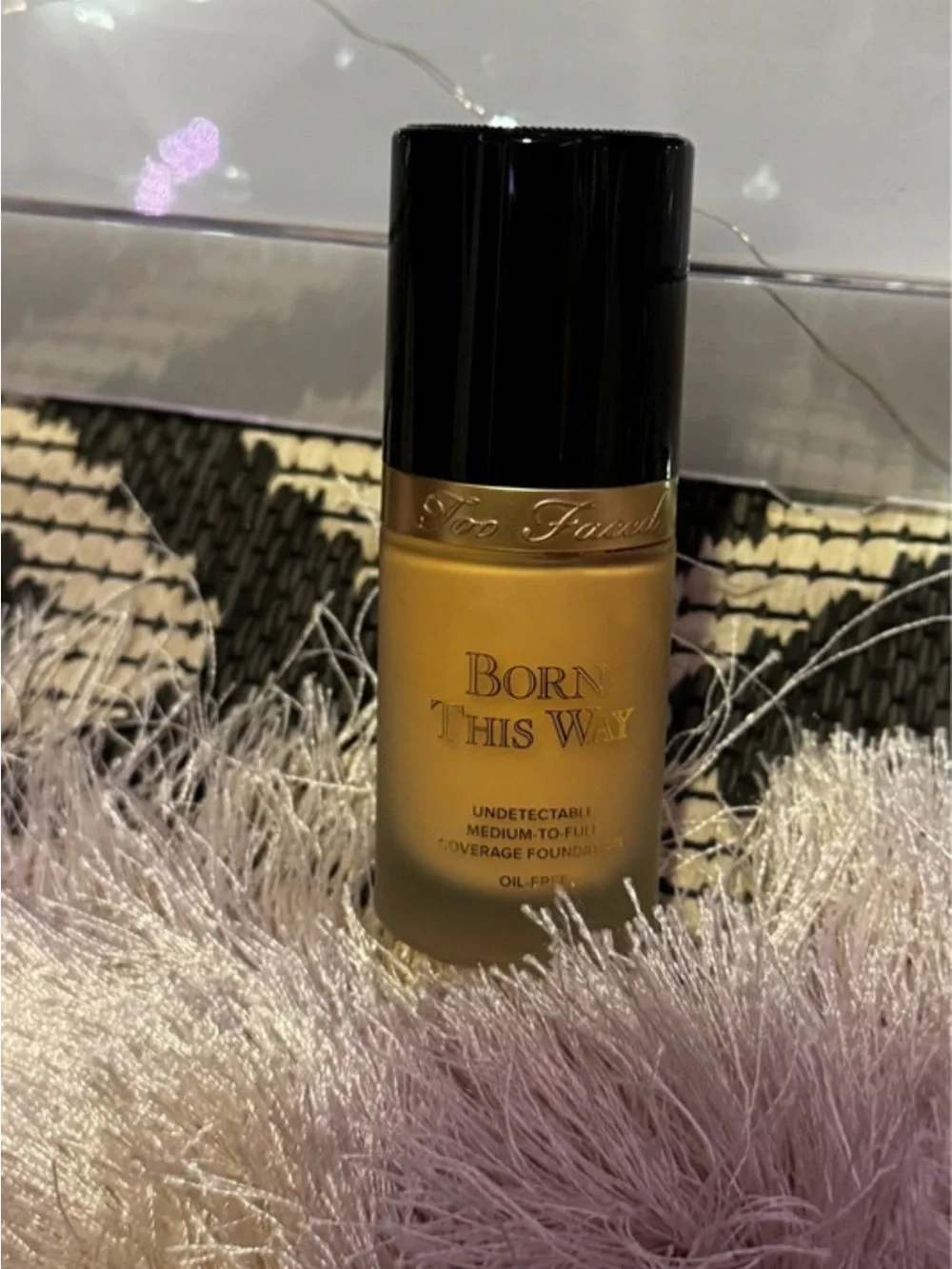 Too Faced Born This Way medium to full coverage light beige
